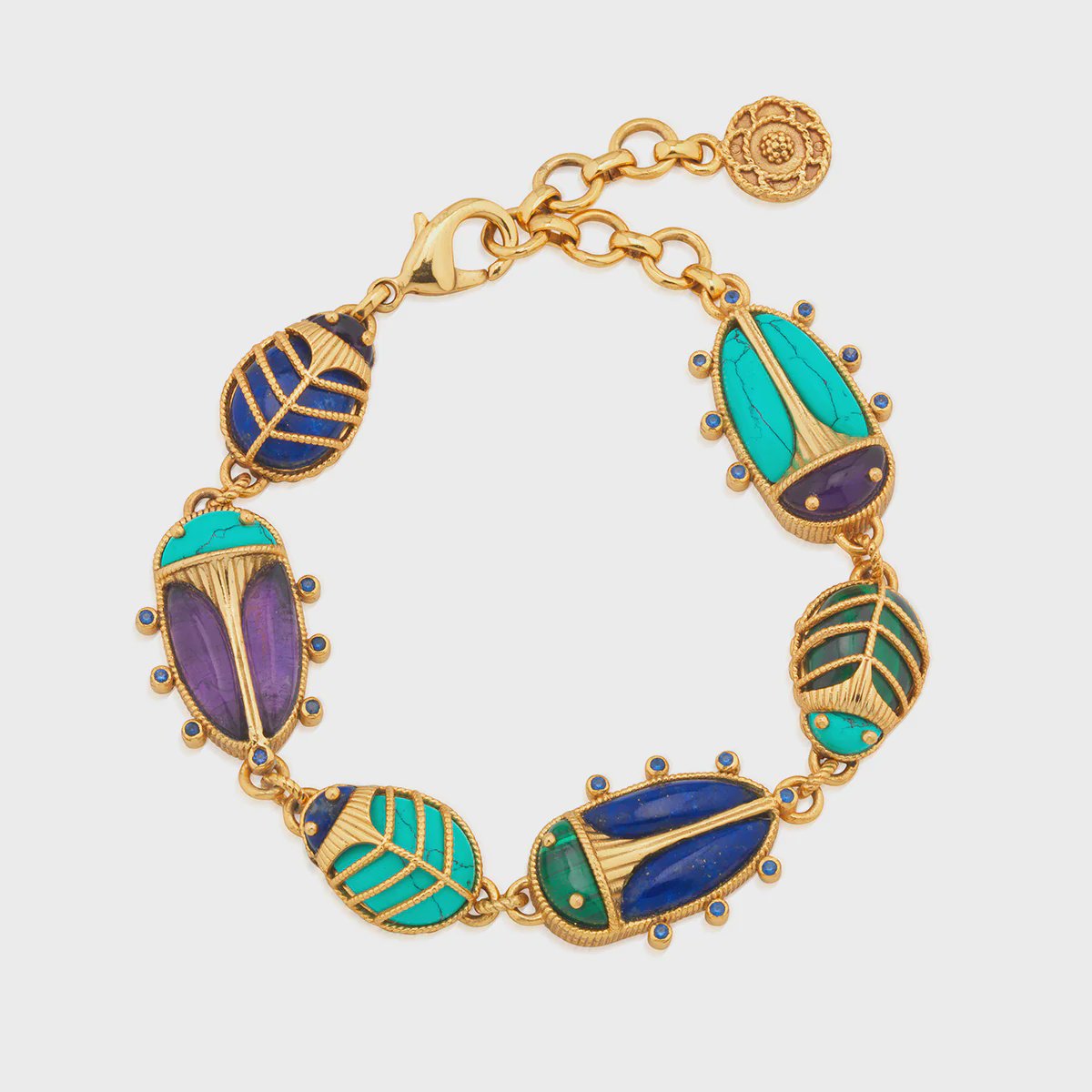 Scarab Family Link Bracelet