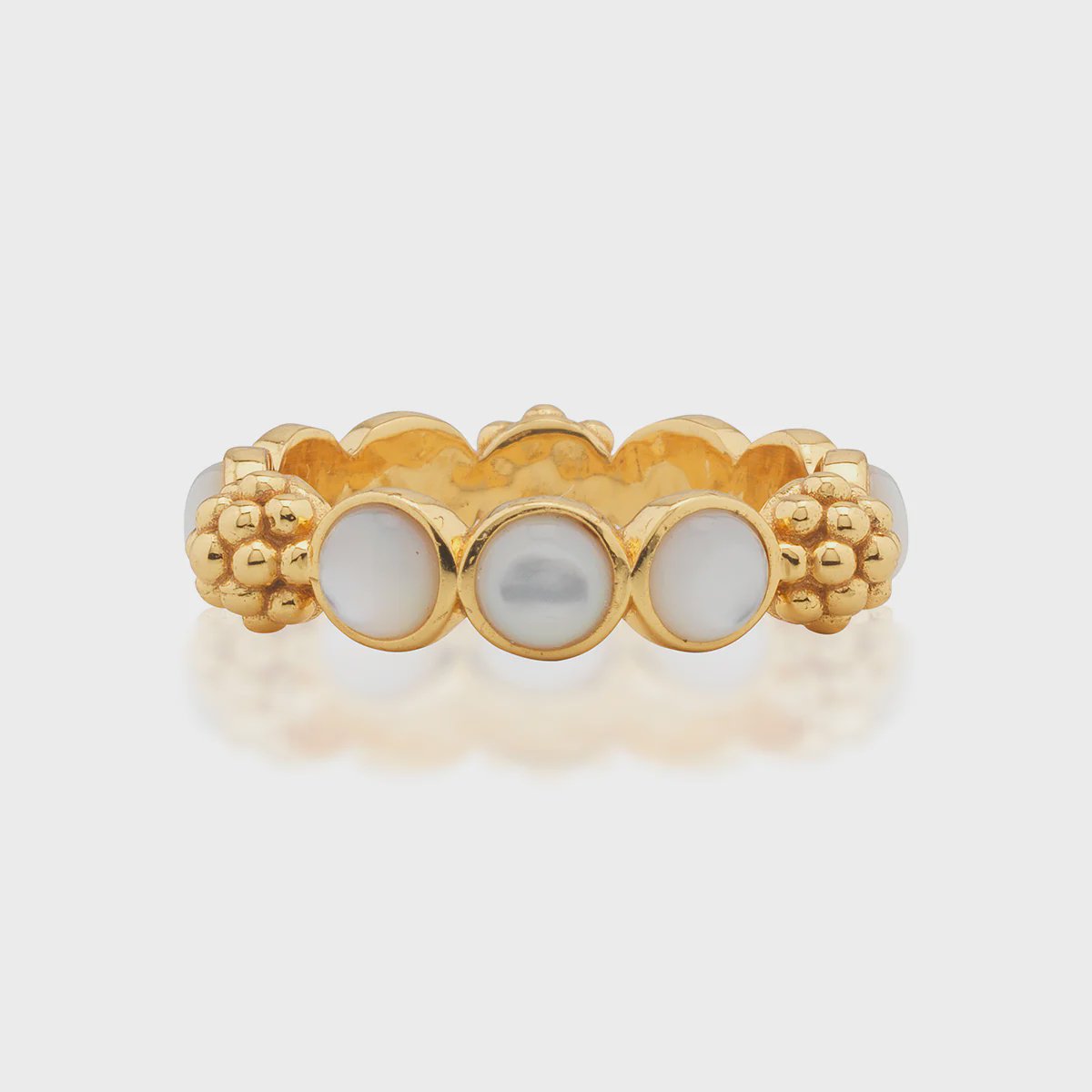Berry Gem Ring / Mother of Pearl