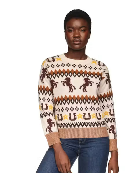 Rodeo Fairisle Crew / Lace