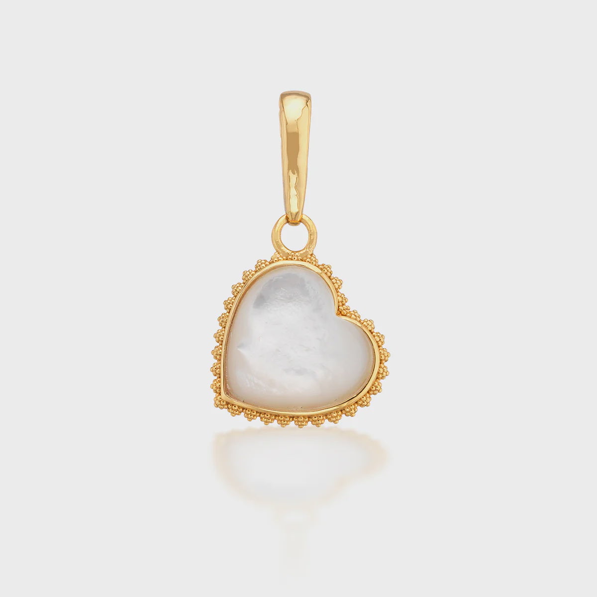 Love Gem Medium Pendant - Mother of Pearl