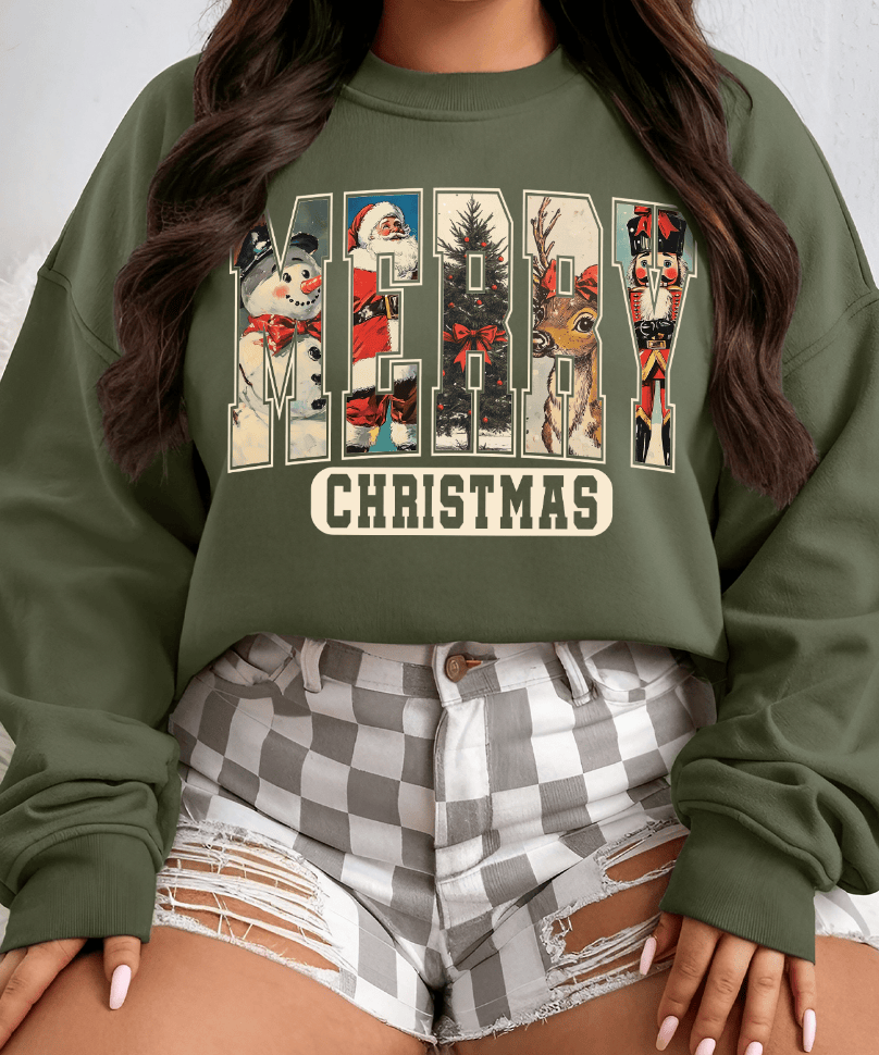Vintage Merry Christmas / Military