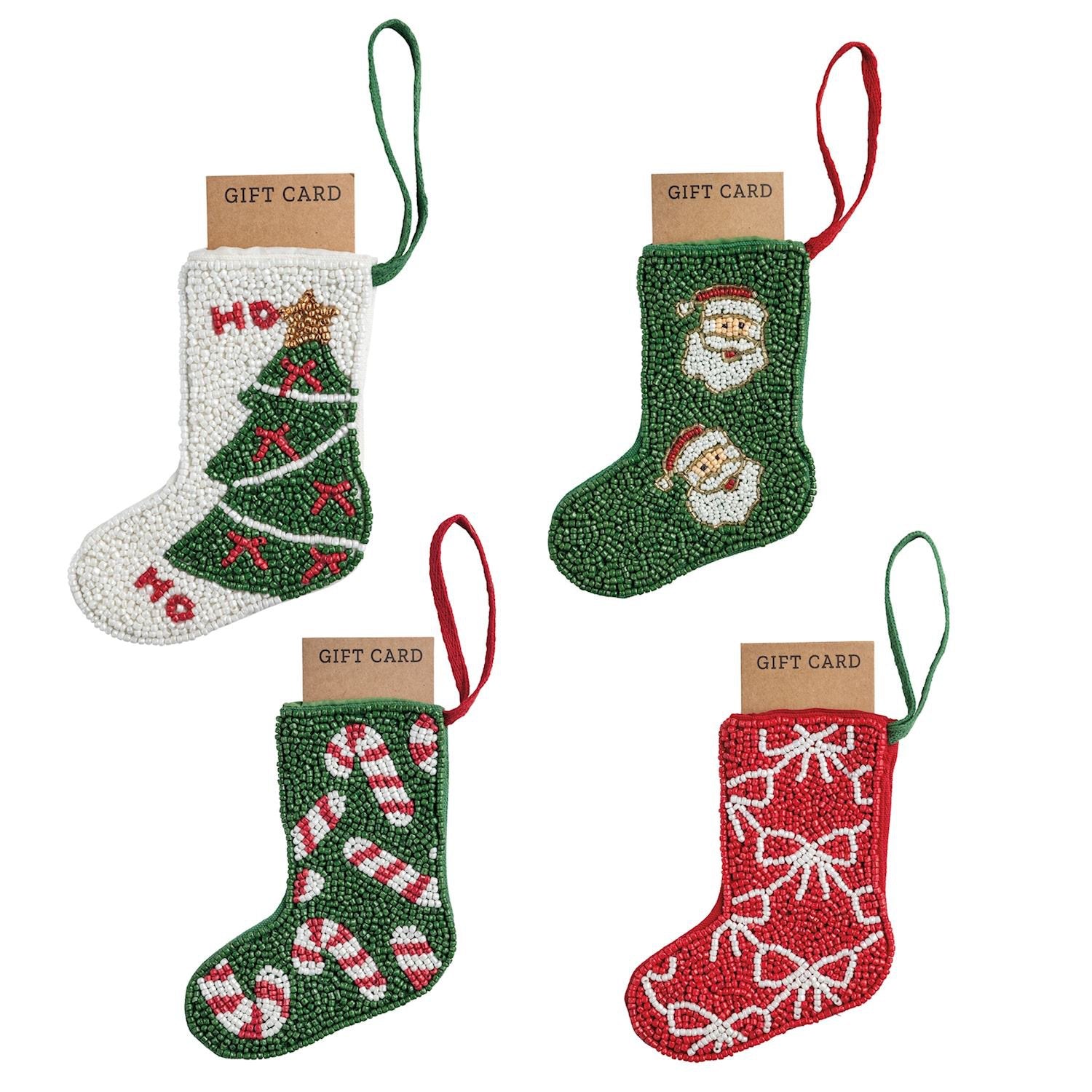 Beaded Stocking Ornaments