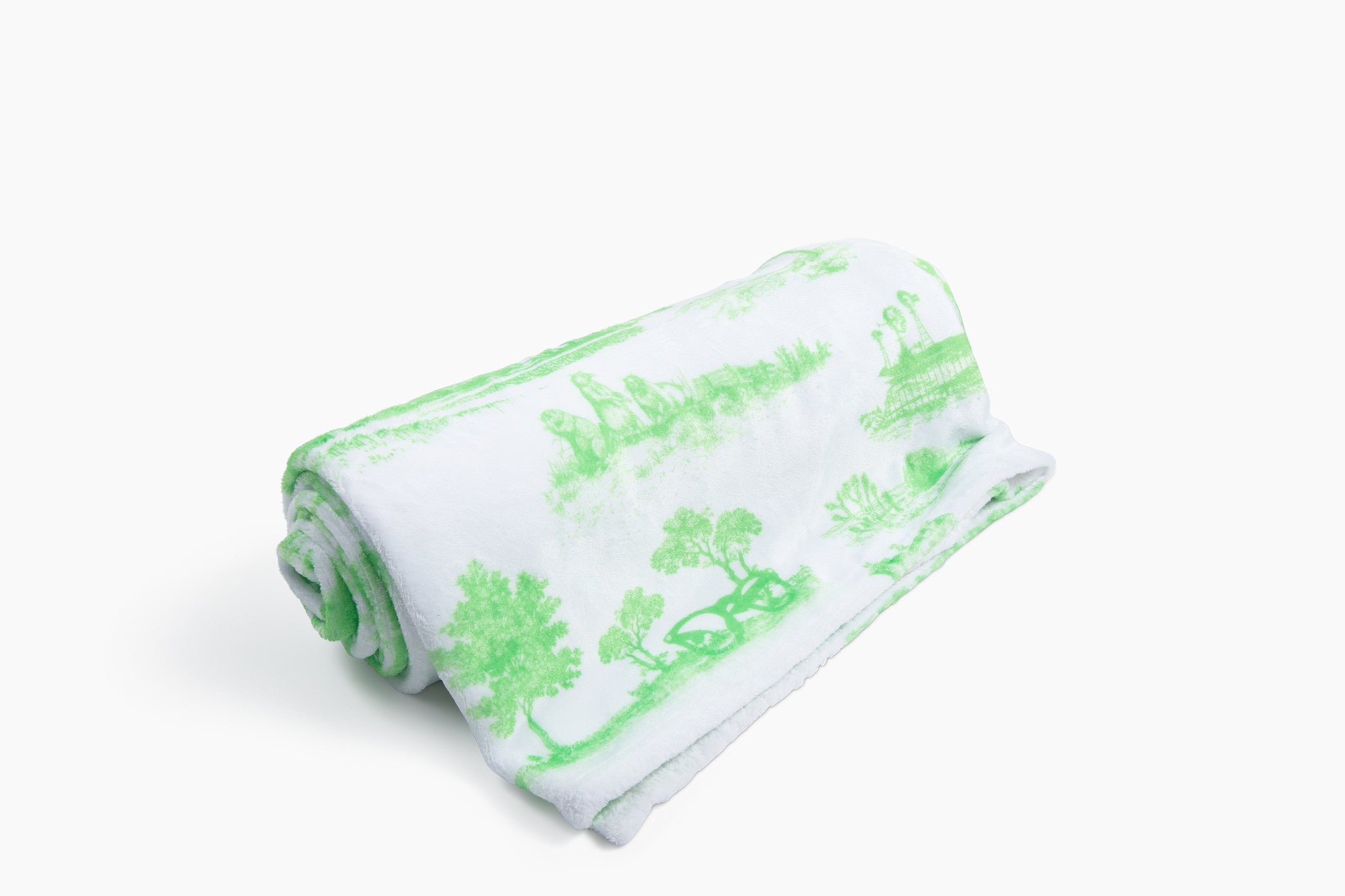 PRE-ORDER The Lubbock Toile™ Fleece Throw, Green