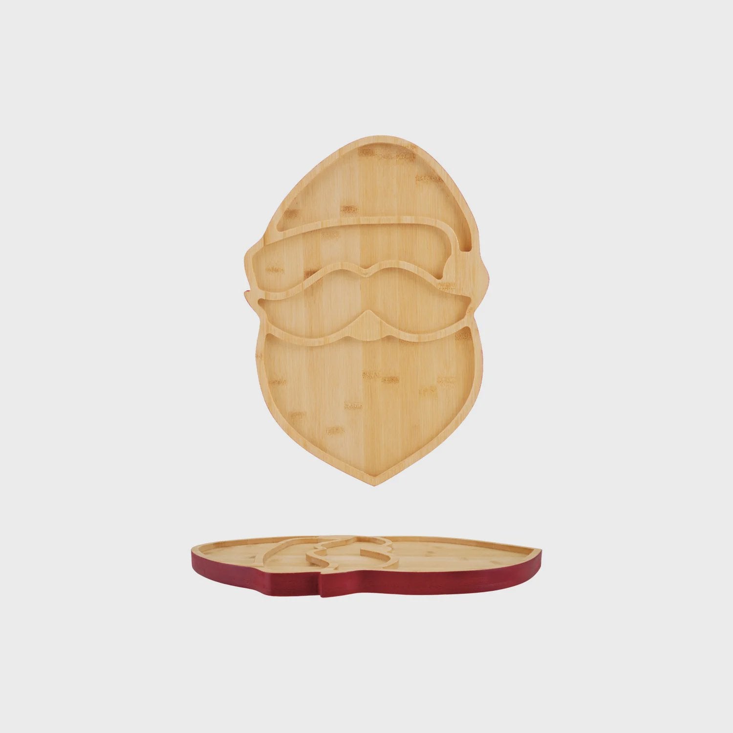 Bamboo Santa Head Shaped Cheese/Serving Board