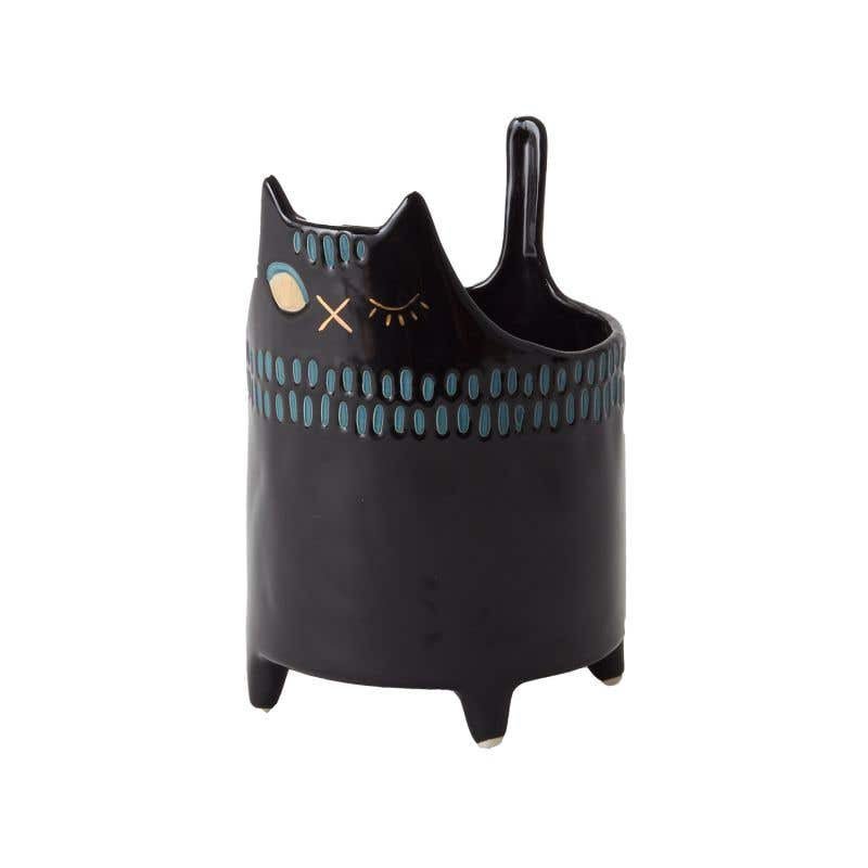 Black Cat Pot