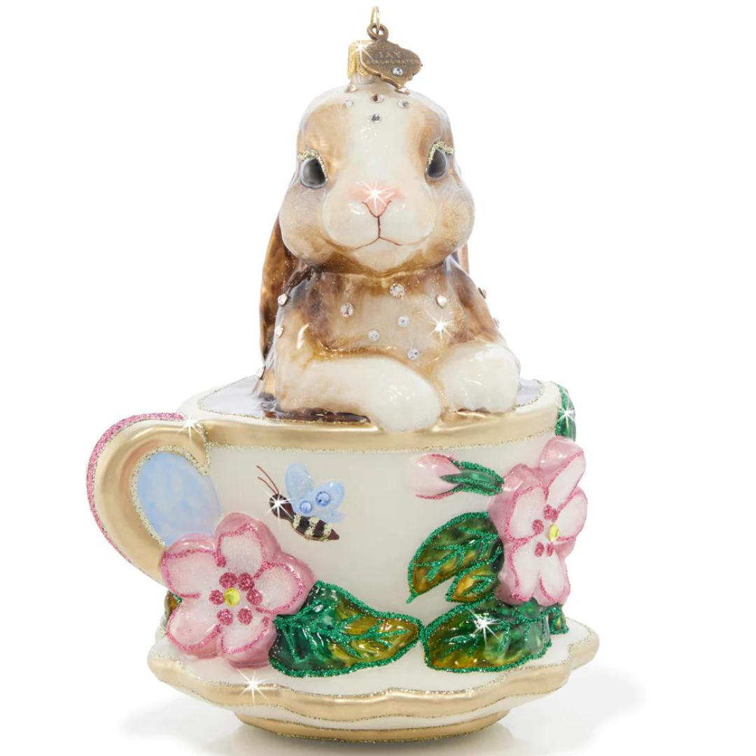 Bunny Teacup Ornament