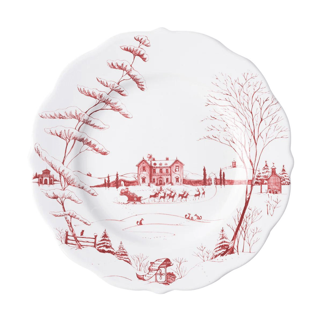 Country Estate, Winter Frolic - Dinner Plate