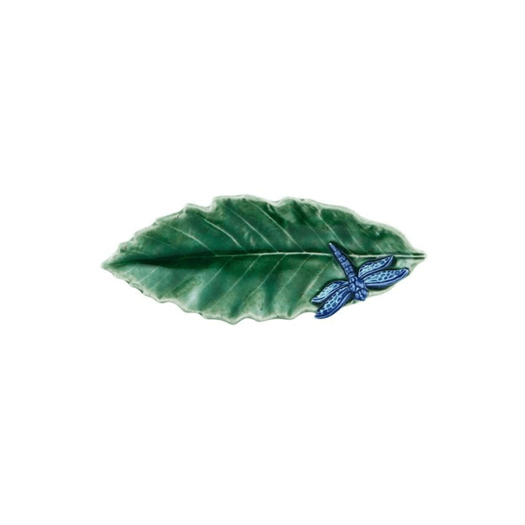 Countryside Leaves, Chestnut Leaf with Dragonfly