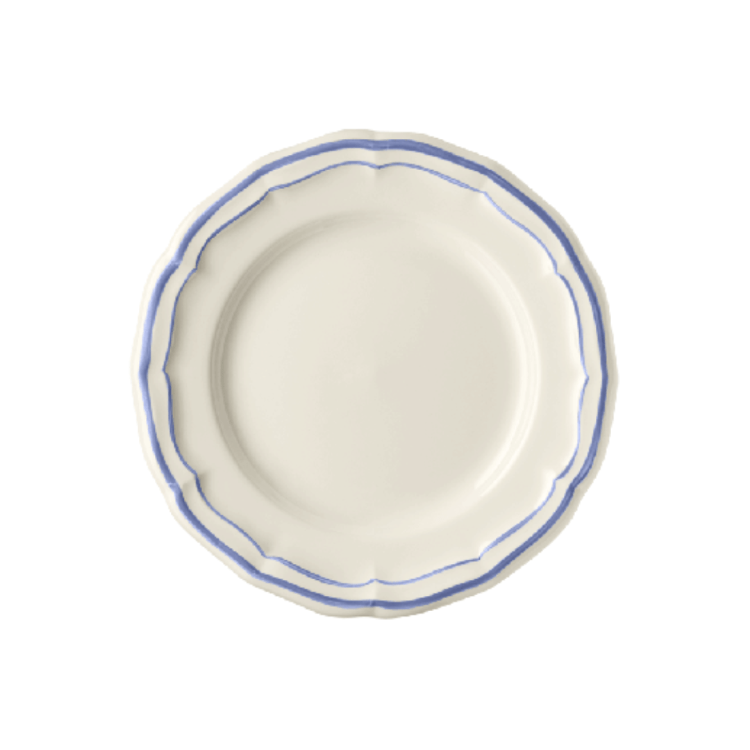 Filet- Canape Plate, Bleu