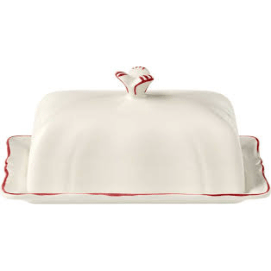 Filet- Butter Dish, Rouge