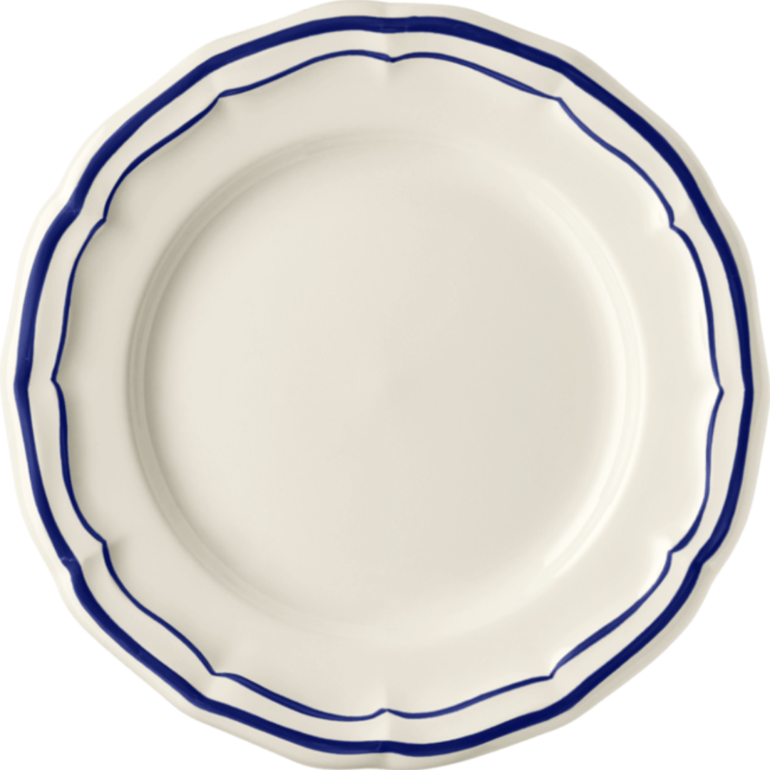 Filet- Canape Plate, Cobalt