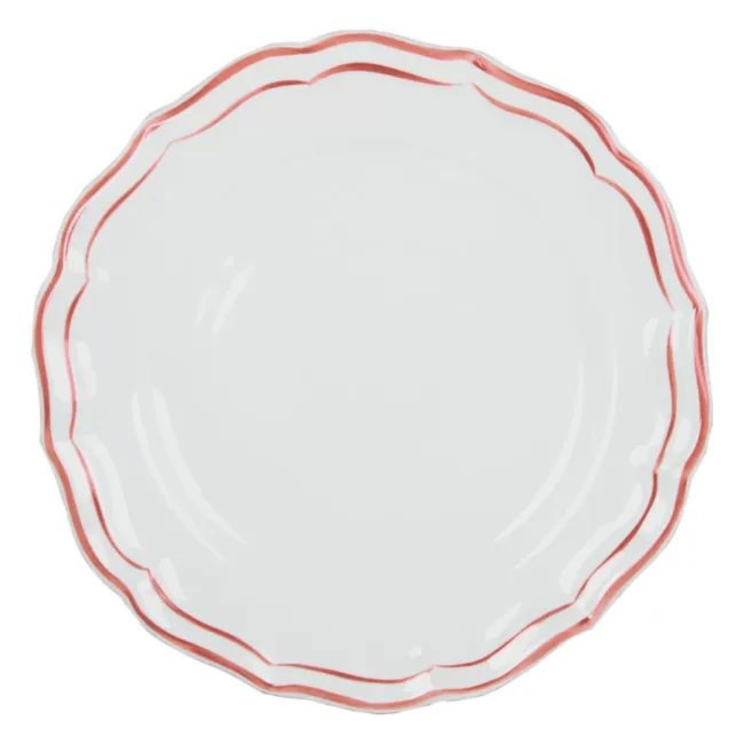 Filet- Canape Plate, Corail