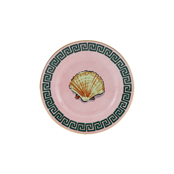 Il Viaggio Nettuno, Pink - Bread Plate