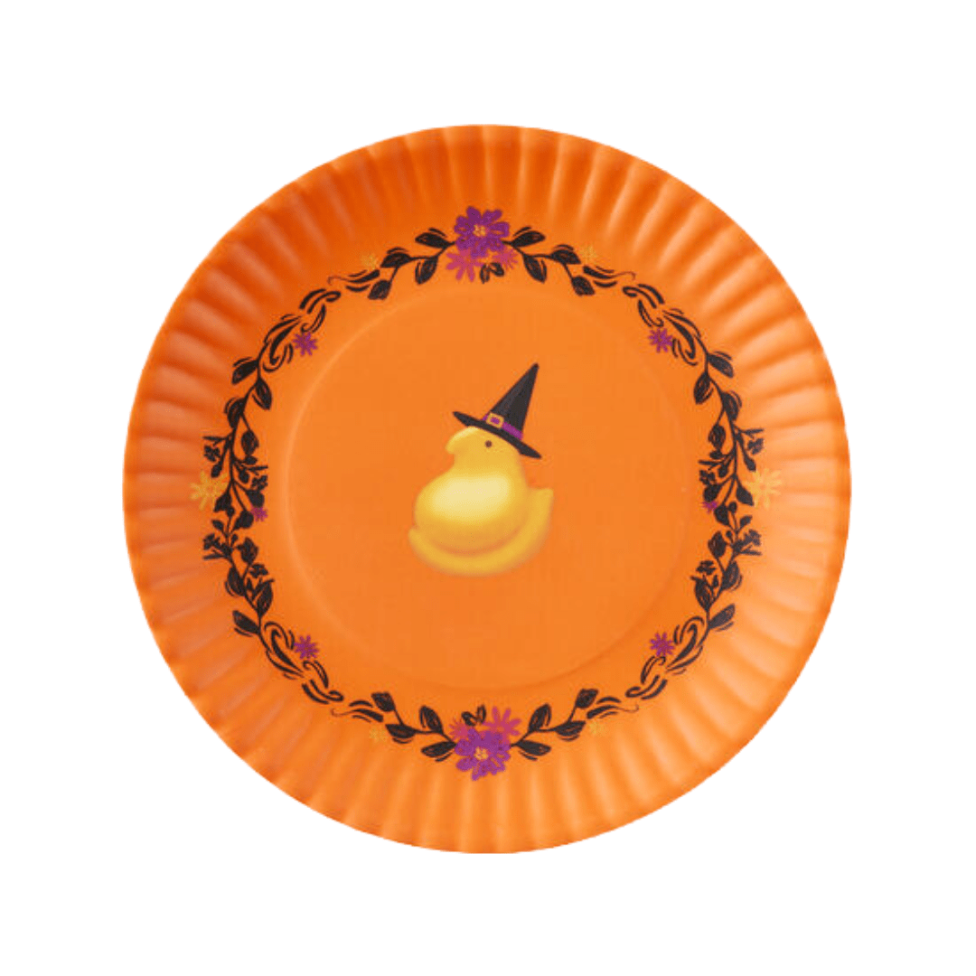 Melamine, Halloween Peeps "Paper" Plate: Large