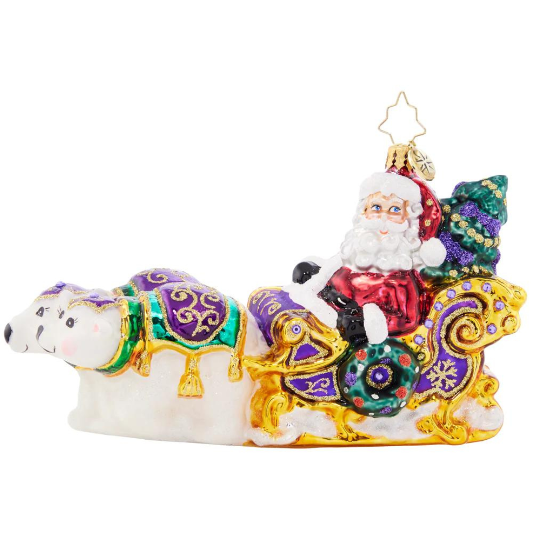 Polar Pals Sleigh Ride Ornament