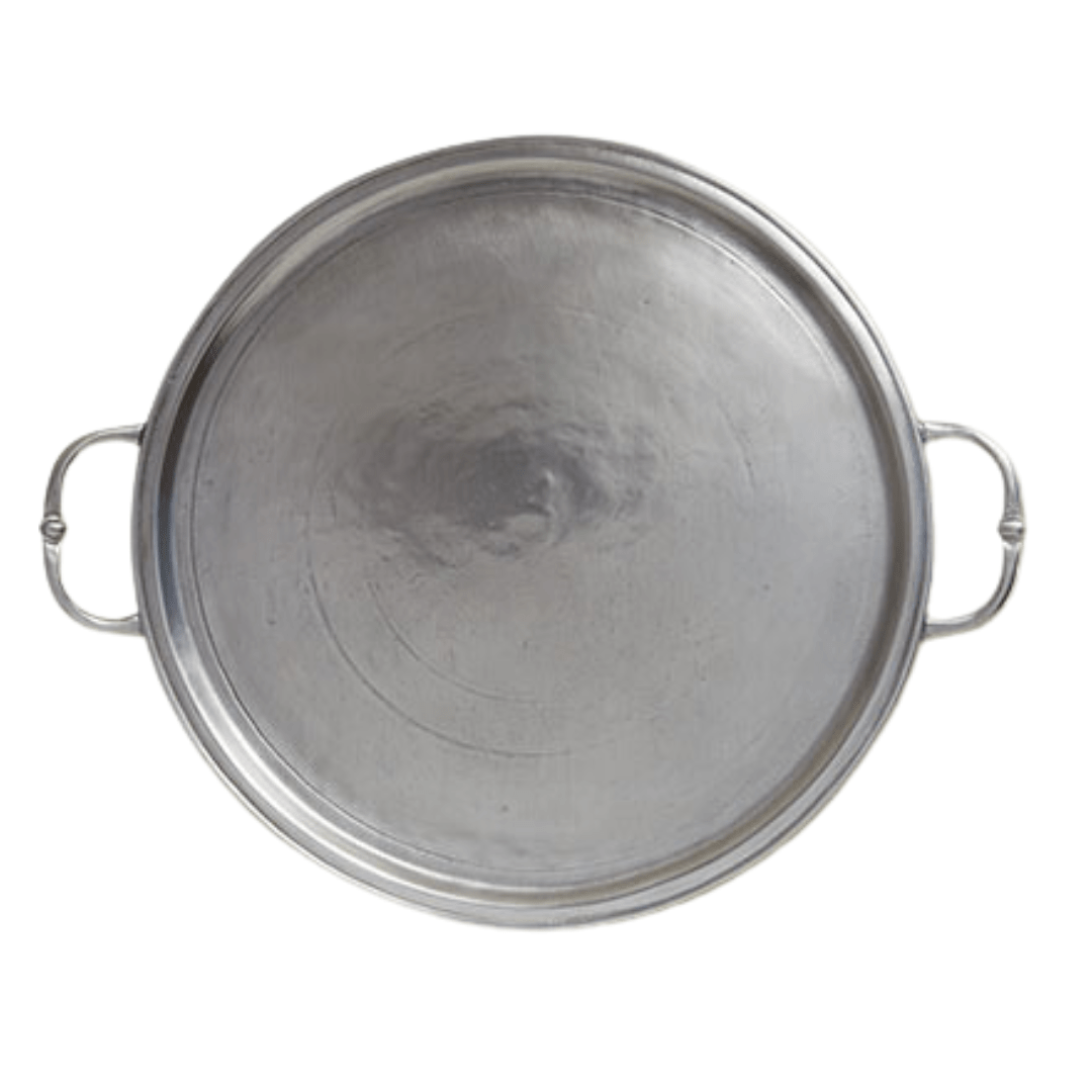 Round Tray with Handles, Small