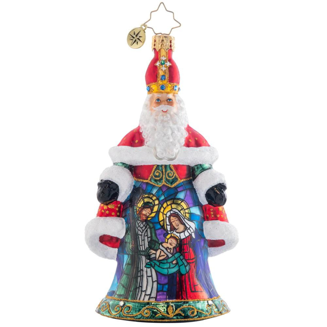 Sacred Scene Saint Nicholas Ornament