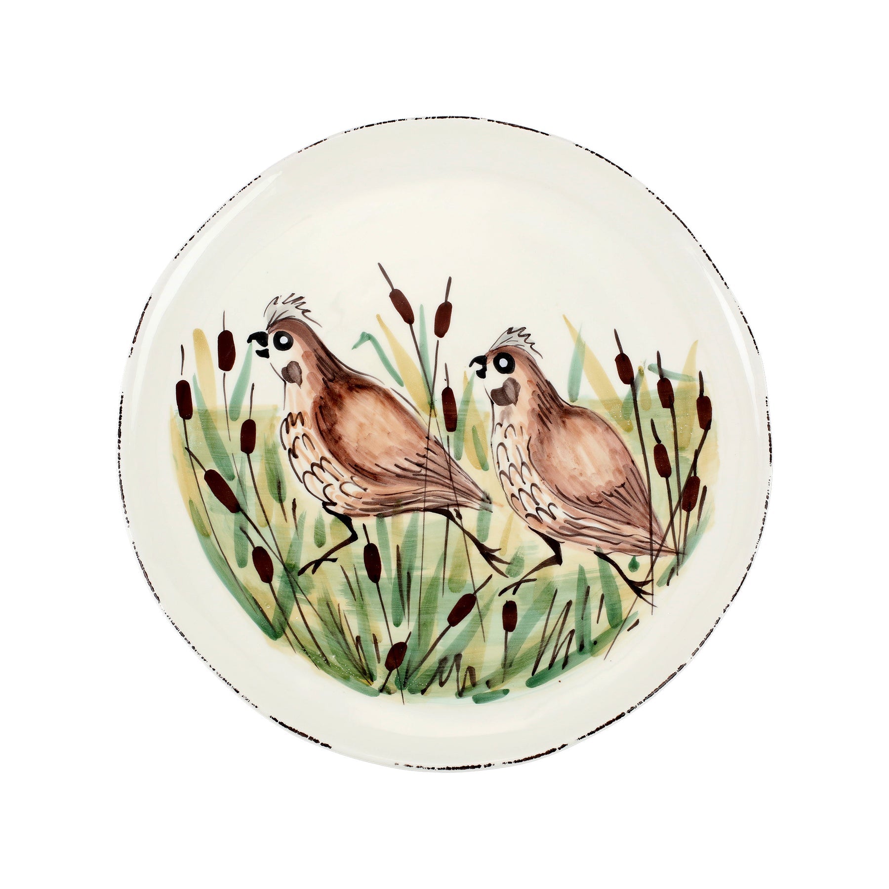 Wildlife, Quail - Shallow Bowl